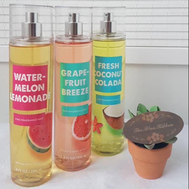 SUMMER COLLECTION BATH AND BODY WORKS