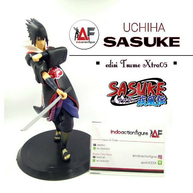 Action figure Naruto Sasuke uchiha edisi Tsume Xtra05 Shippuden Sword version pajangan anime murah
