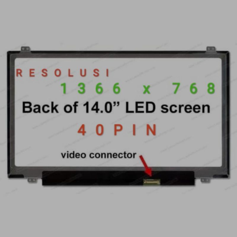 Screen Layar Led Lcd Laptop Lenovo Thinkpad L430 T420 T420S T430 T430I T430S T430U