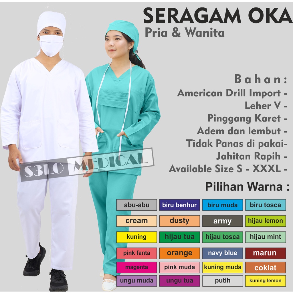 BAJU JAGA LENGAN PANJAN BAJU OK BAJU OKA SERAGAM OKA ( GRATIS BOTOL MINUM )