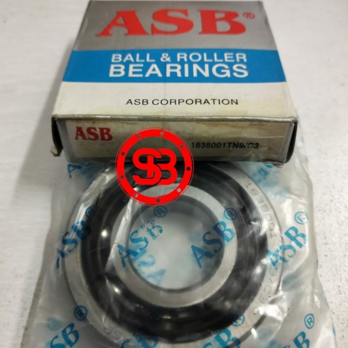 BEARING 1838001 TN9/C3 KRUK AS VESPA PX/SUPER/PIAGGIO 25X62X12 ASB