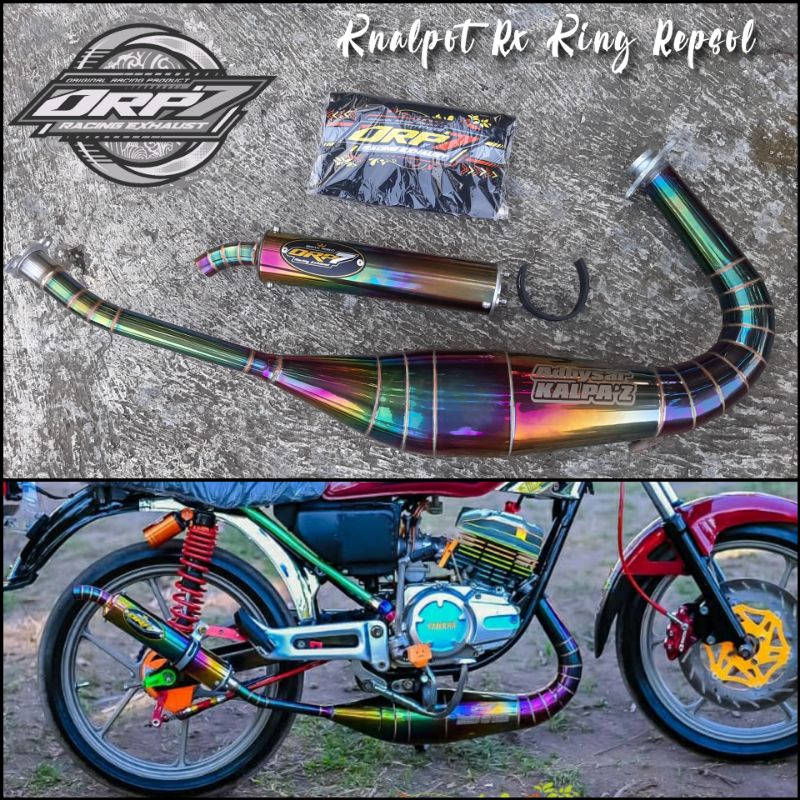 Knalpot Rx King Repsol Knalpot Rx King Repsol pelangi knalpot rx king stainles ORP7 RACING