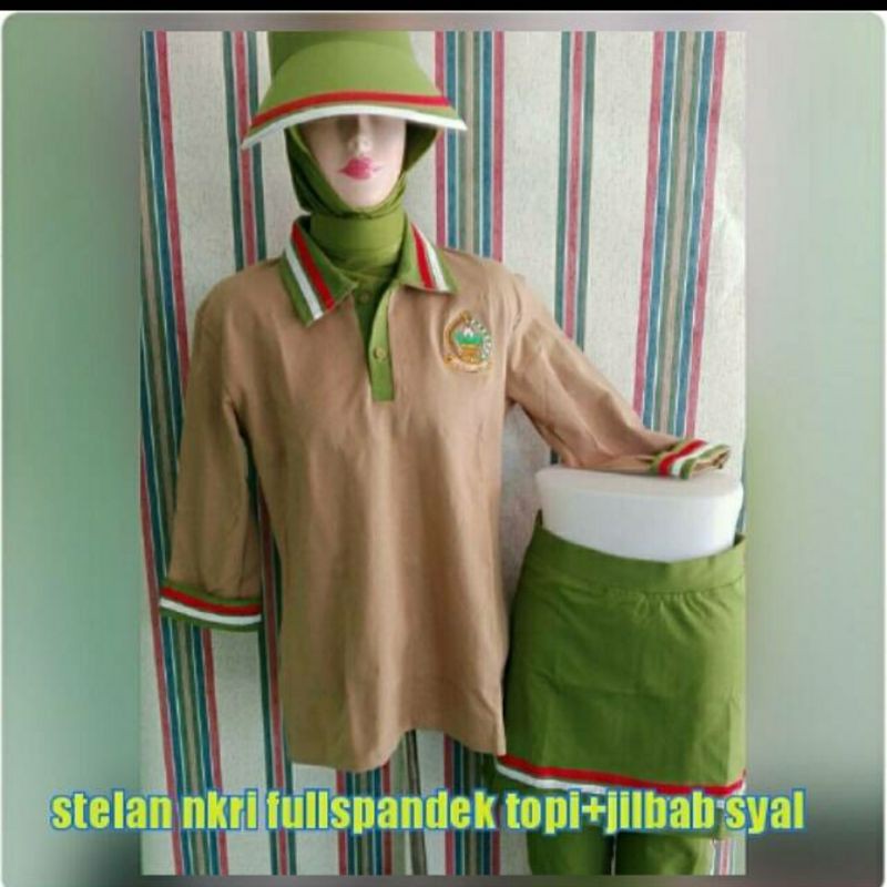 setelan olahraga persit nkri