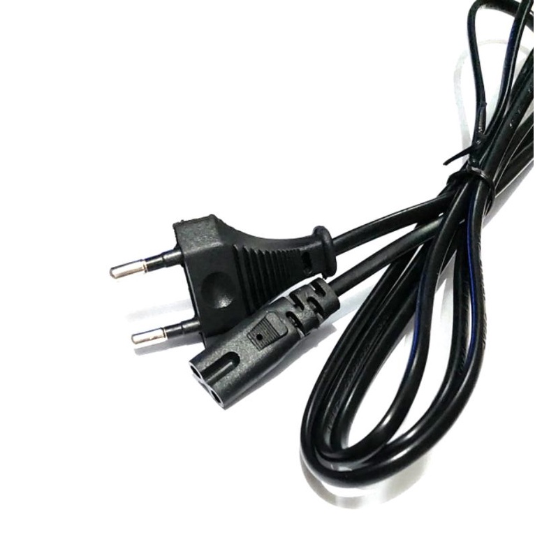 KABEL POWER PRINTER RADIO LAMPU 2 LUBANG KABEL ANGKA 8