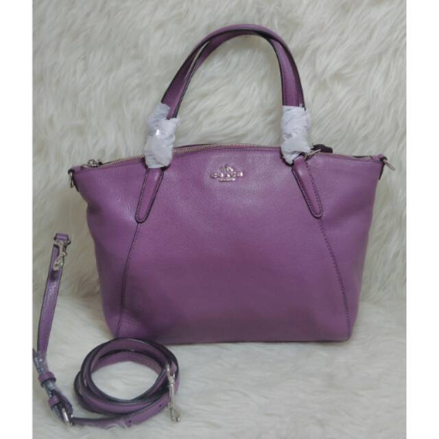 TAS COACH SMALL KELSEY MAUVE F36675 AUTHENTIC 100%