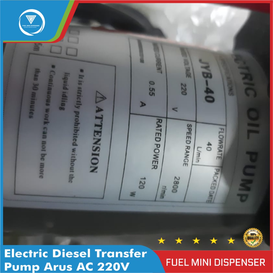 Pompa Minyak - Pompa OIL - Pompa Transfer BBM AC 220V