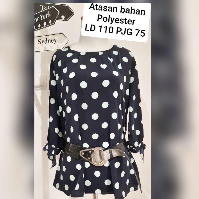 ATASAN WANITA BIRU DONGKER