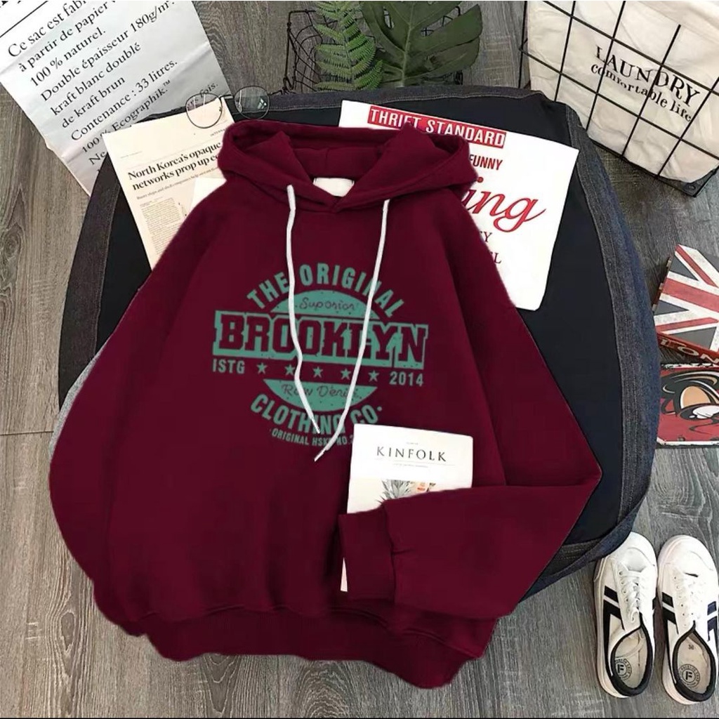 Sweater Wanita Grosir Terkeren Berkualitas - BROOKLYN Sweater Hodie