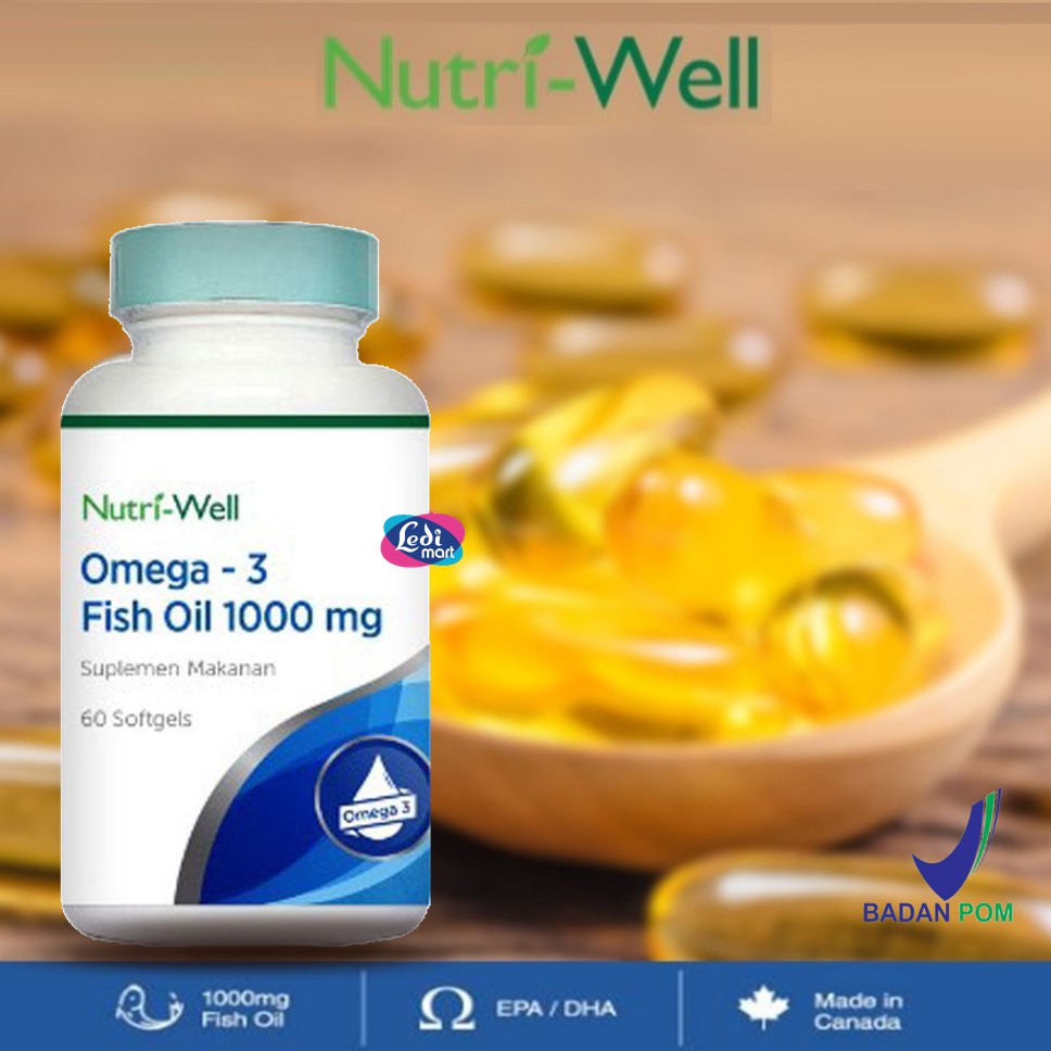 ORIGINAL Nutriwell Imunne Series BPOM / Nutriwell Omega 3 / Nutriwell Vitamin E  / LEDI MART