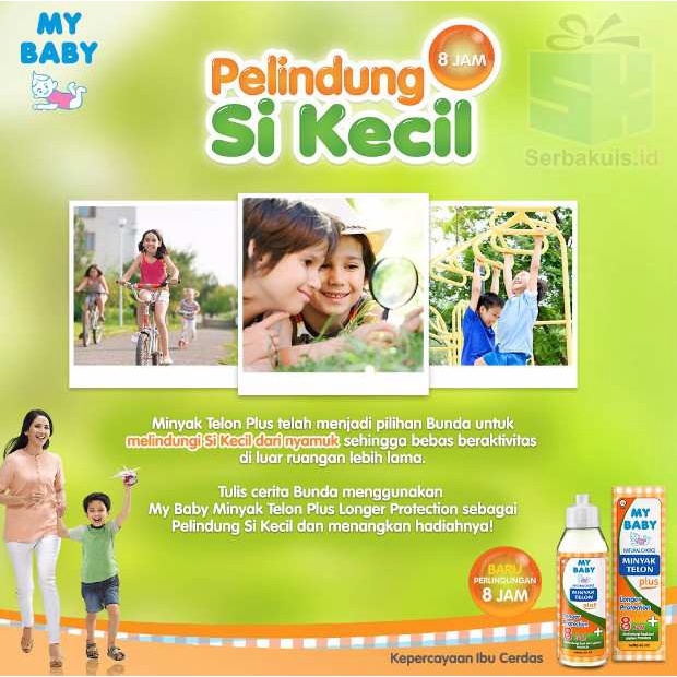 My Baby Minyak Telon PLUS 57ml 90ml 150ml KEMASAN BARU perlengkapan bayi lahir