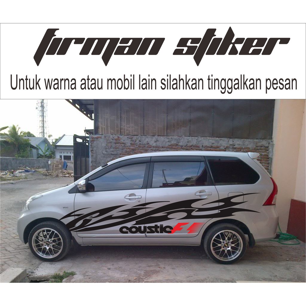  Contoh  Gambar Cutting Sticker Mobil  Ayla Silver  