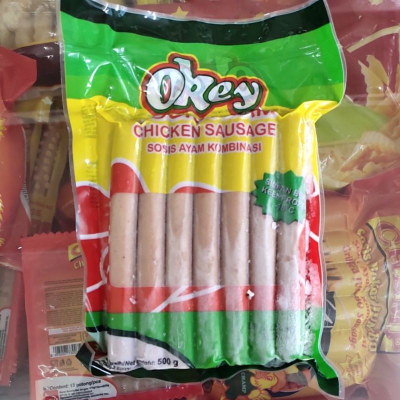 

Okey sosis ayam 500gr