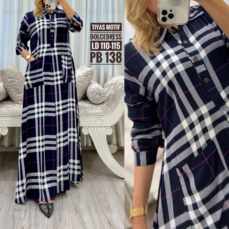 Daster Arab Dolce TIYAS MOTIF Home Dress Original By Dolce