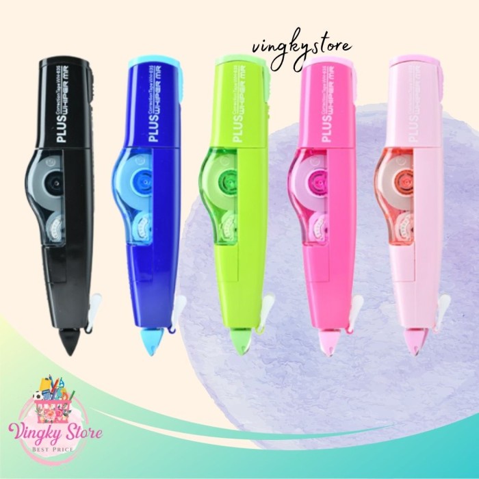 

Trendi Correction Tape / Tip-Ex Plus Wh-635-11 (12M X 5Mm) Bagus