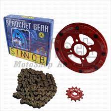 Paket Gir gear sinnob tiger - gear gir rantai satu set tiger sinnob 520-106