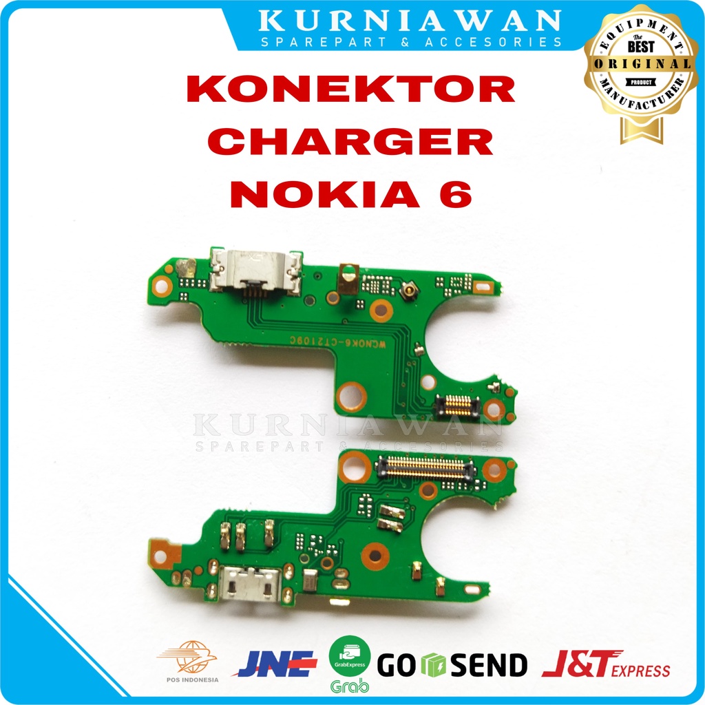 Konektor Charger Nokia 6 Pcb Board Usb Papan Con Cas Mic