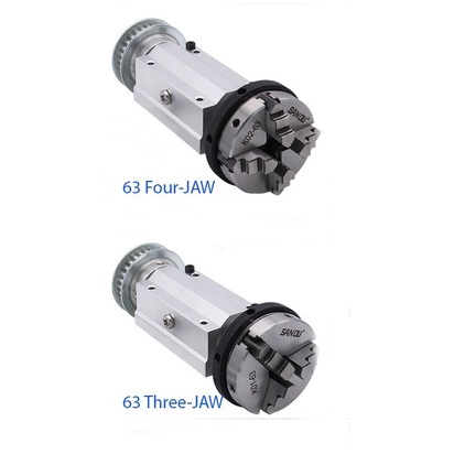 Machine spindle assembly bead machine 63 Four jaw mini lathe (3121)