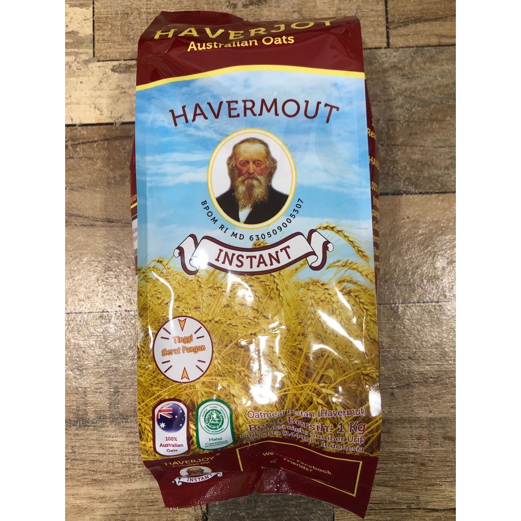 

Havermout Haverjoy Instant Oat / Oatmeal Instal Havermut 1kg / 1000gr