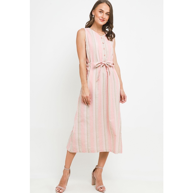 Triset Casual Pakaian Wanita Overall Dress -TD5009001