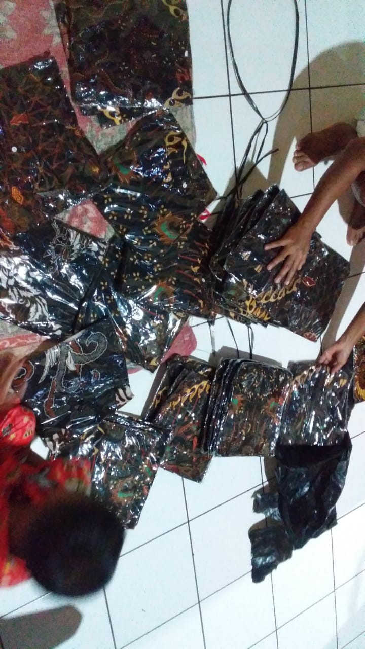 Maura Couple - Sania Ruffle Batik Couple Ori Ndoro Jowi Garansi Murah Berkualitas