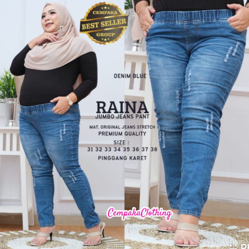 NEW ARRIVAL BISA COD|RAINA JEANS BY CEMPAKA CLOTHING
