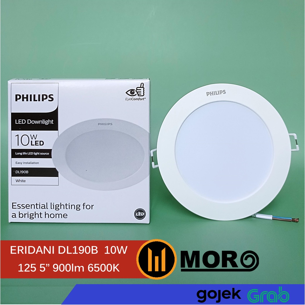 LAMPU LED DOWNLIGHT PHILIPS ERIDANI G2 DL190B 10W 125 5" 5 INCH 10 W 10WATT 10 WATT