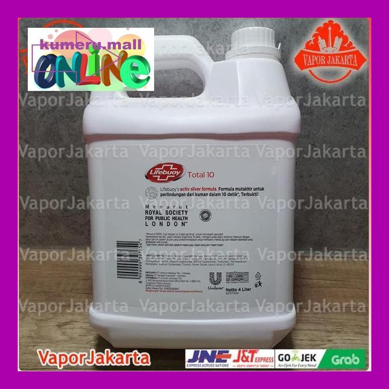 S470Tys Sabun Cuci Tangan Lifebuoy Lifebouy 4 Liter Antibacterial Handwash Tot Tang40S