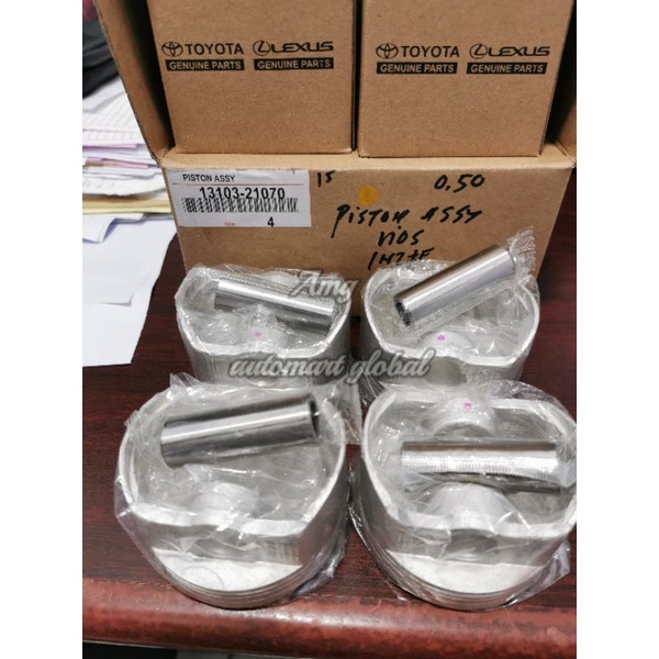 Piston toyota vios 1nz set 3pc