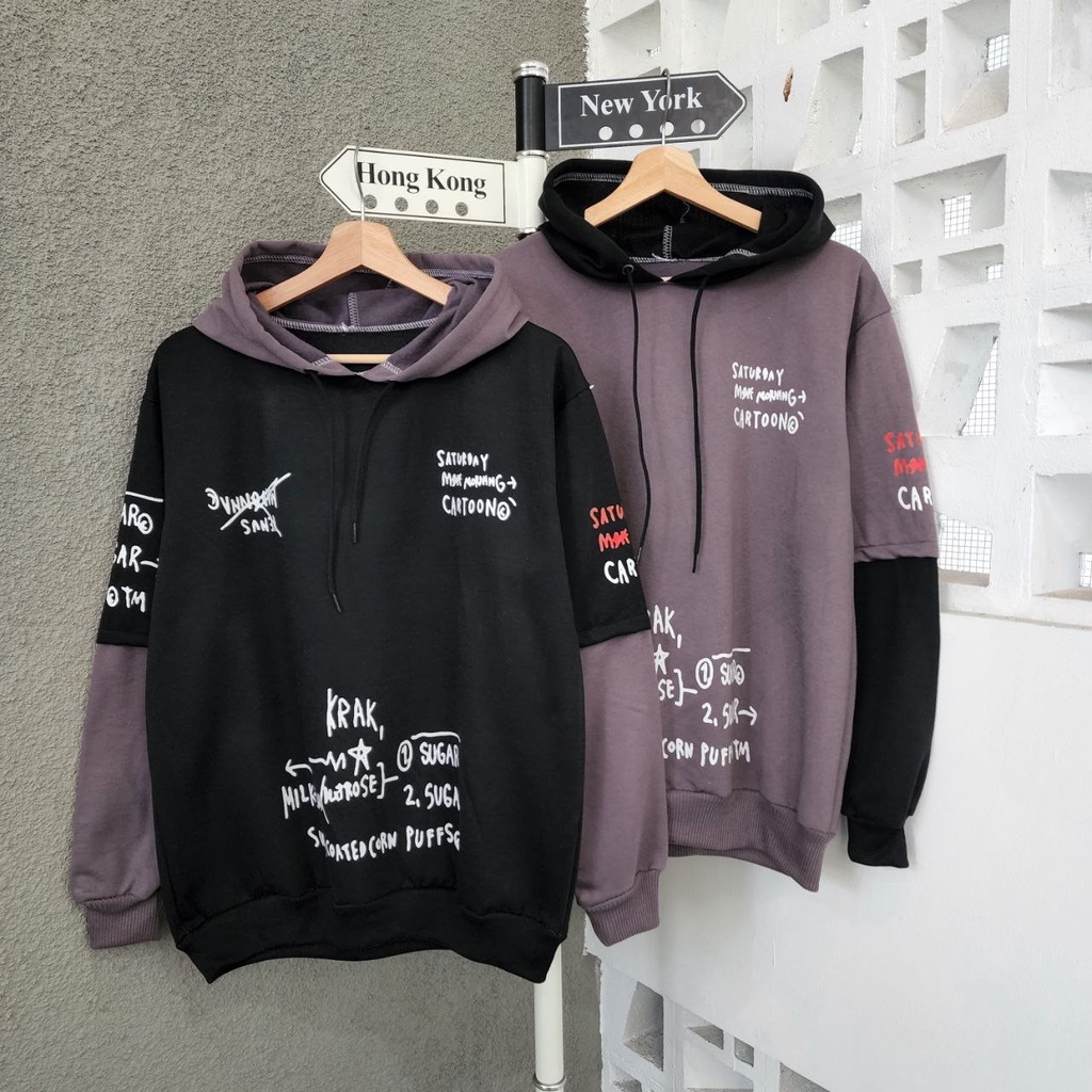 ( isi 2 pcs) Baju couple pasangan terbaru / sweater couple pasangan / hoodie couple pasangan / baju 