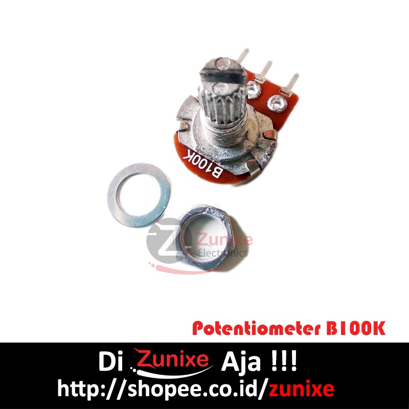 High Quality WH148 B100K Linear 100K Potentiometer 15mm Potensiometer