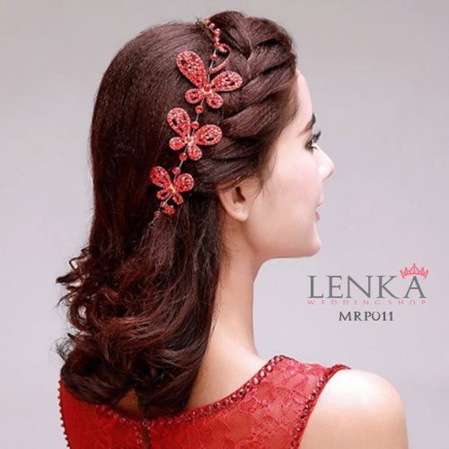 [SIAP KIRIM] TIARA RAMBUT PESTA WEDDING AKSESORIS PENGANTIN WANITA MRP011