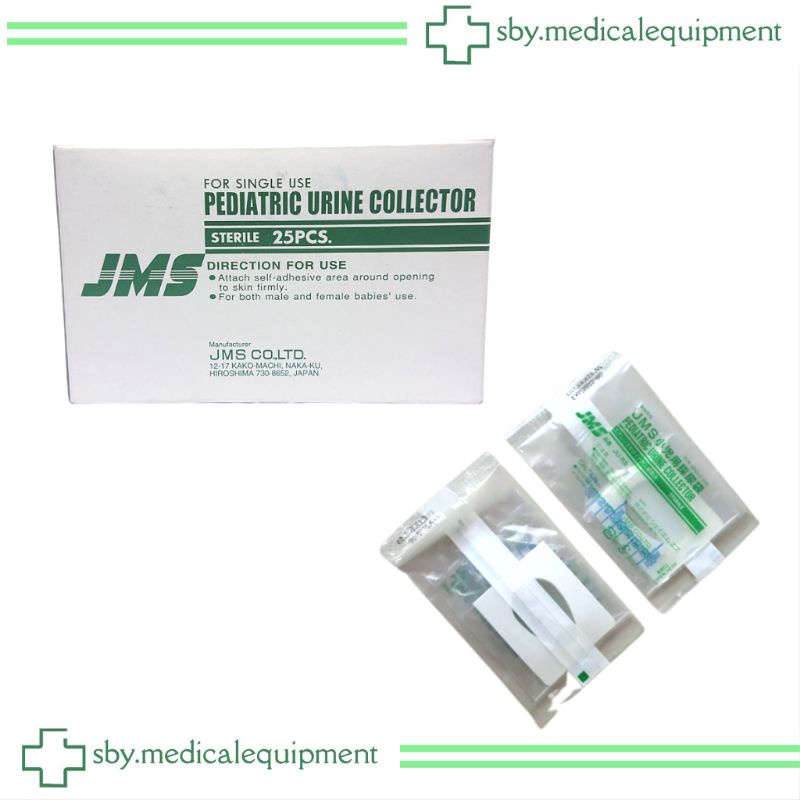 Jual Urine Collector Pediatric JMS 100ml Alat Tampung Kencing Urin Bayi