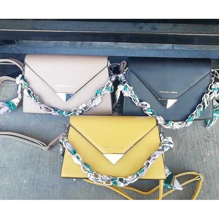 TAS WANITA CNKCHARLES_KEITHHH  LUXURY AMPLOP SLINGBAG IMPORT PREMIUM #188532