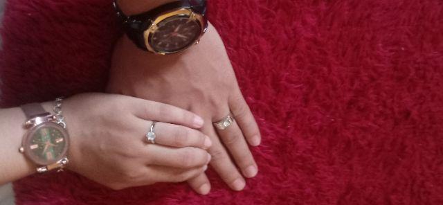 Kotak Cincin Bludru Merah Ring Box Tempat Cincin