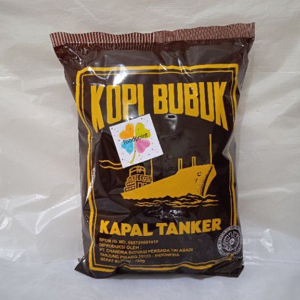 

Kopi Bubuk Kapal Tanker 750gr / Kopi Tubruk Karimun 750gr Indo