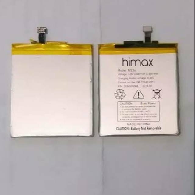 Baterai Himax M22s Original New 100% Battery