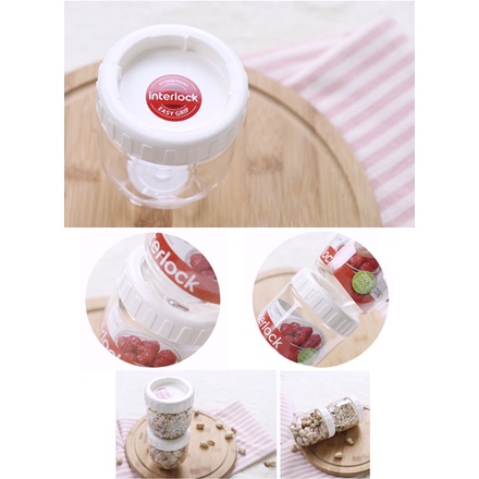 INL 304 INTERLOCK 700ML LOCK &amp; LOCK / TOPLES MAKANAN