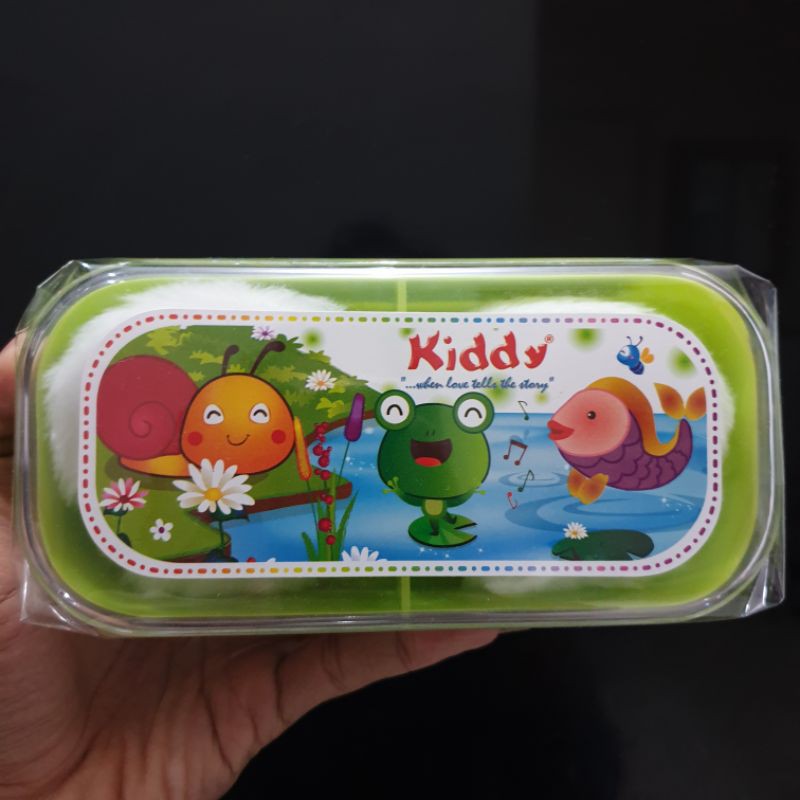 Powder Case Tempat Bedak Dodo | Kiddy isi 2 With Puff | Model LOVE Double Tempat Bedak | Dodo | Kiddy 2 in 1