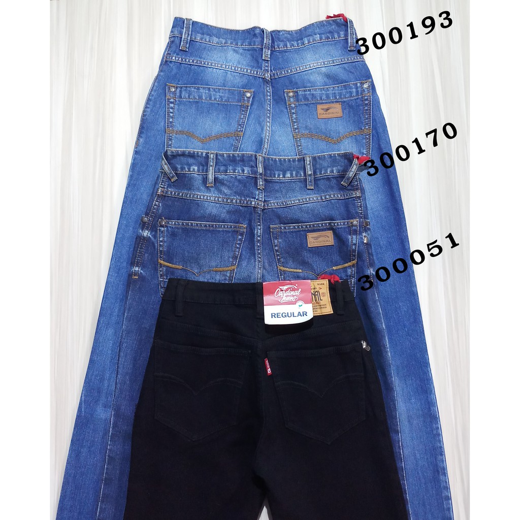 Celana Jeans Cowok Cardinal Reguler Fit / centraltrenggalek