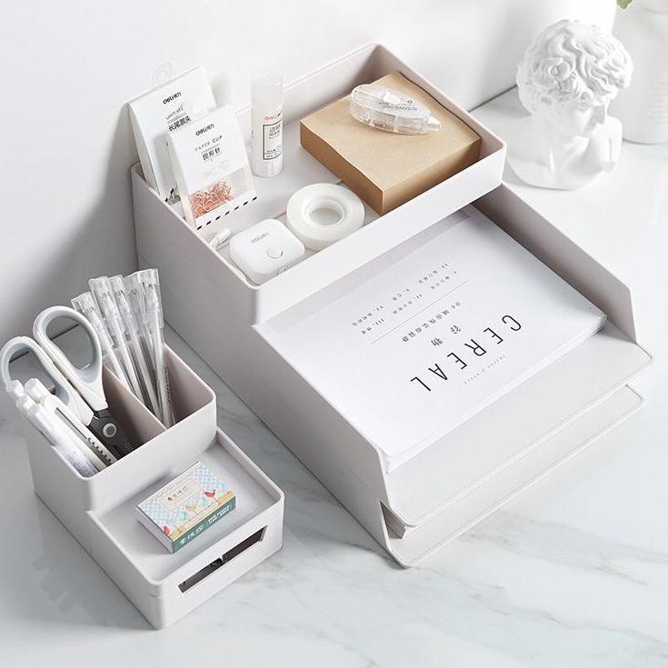 

[KODE 7SYGR] Office Document Tray Dekstop Organiser