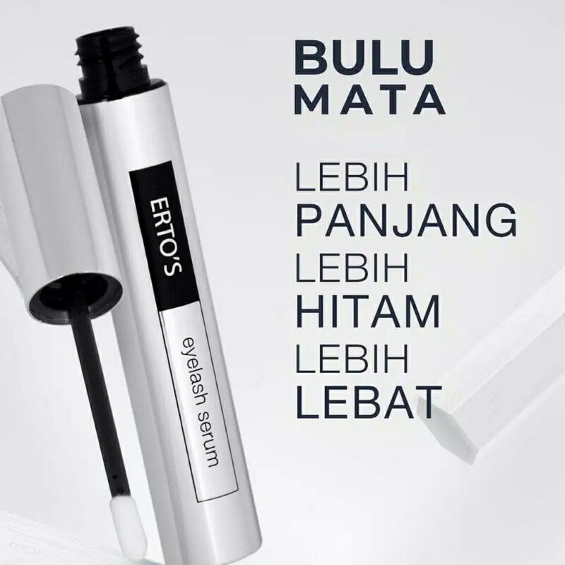 ✨ AKU MURAH ✨ ERTOS Eyelash Serum NEW PACKAGING ORIGINAL / Penumbuh Penebal Alis Bulu Mata