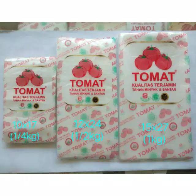 plastik tomat / plastik es merk tomat / plastik santan