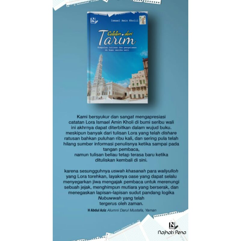 Catatan dari Tarim Karya Lora Ismail Amien Kholi