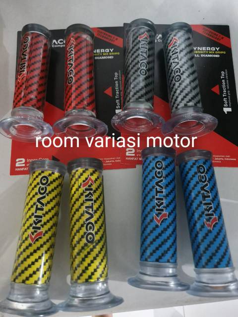 HANDGRIP PROTAPER CARBON RAINBOW MODEL KITACO HARRIS CARBON PELANGI