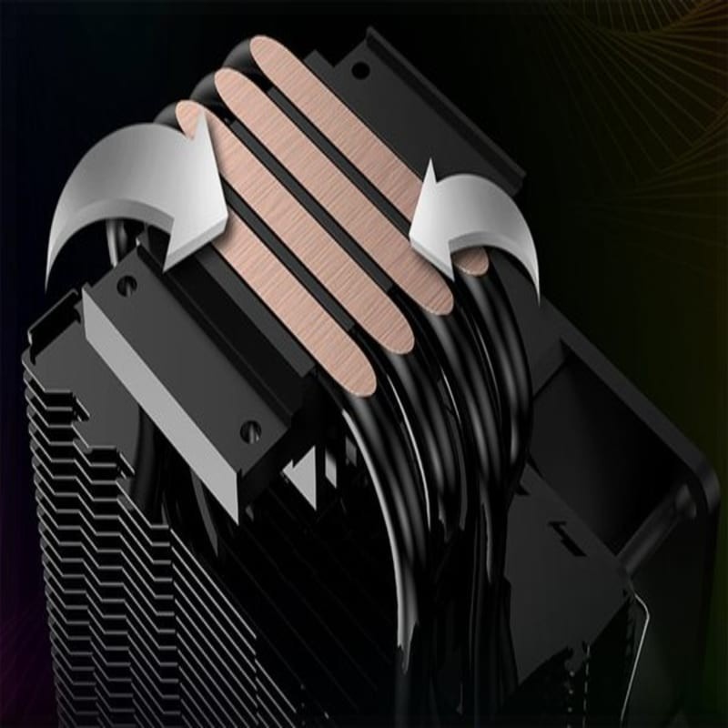 Xagatek Windpower 964 RGB CPU Air Cooler LGA2066-2011-1200-AMD AM4