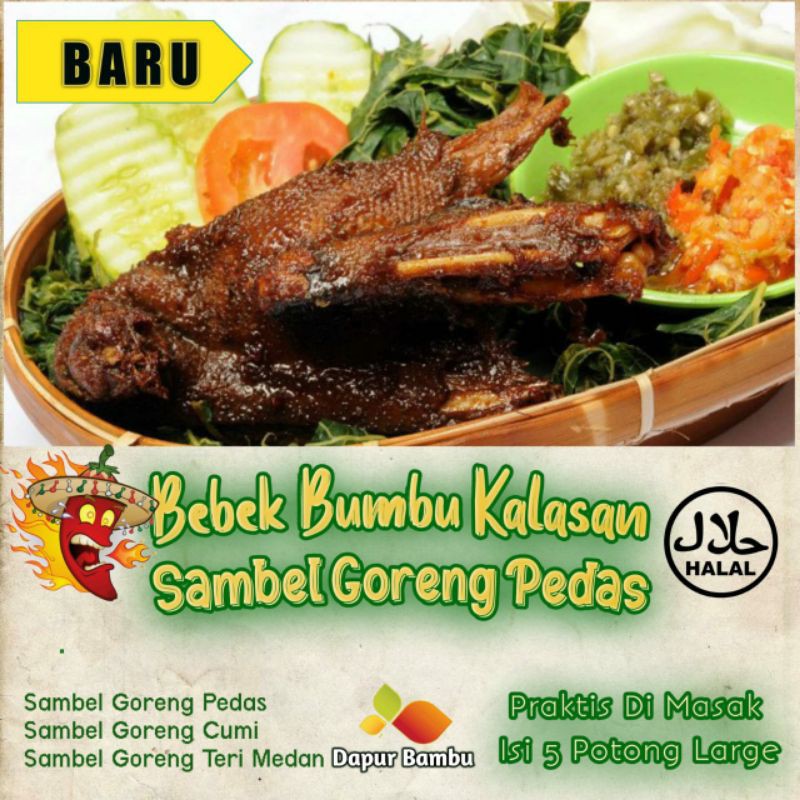 Bebek Presto Kalasan Isi 5 Potong Large Bebek Ungkep Presto 1 Ekor Sambel Monyong Frozen Food Shopee Indonesia