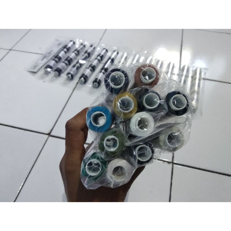 BENANG CAMPUR ISI 36 PCS (3 LUSIN) UKURAN 40/2 | PANJANG 250 YARD | BENANG JAHIT MURAH