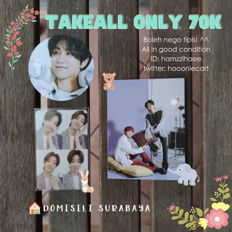 [BOOKED] SEVENTEEN HENGGARAE GRID NET HAO THE8 MINGHAO