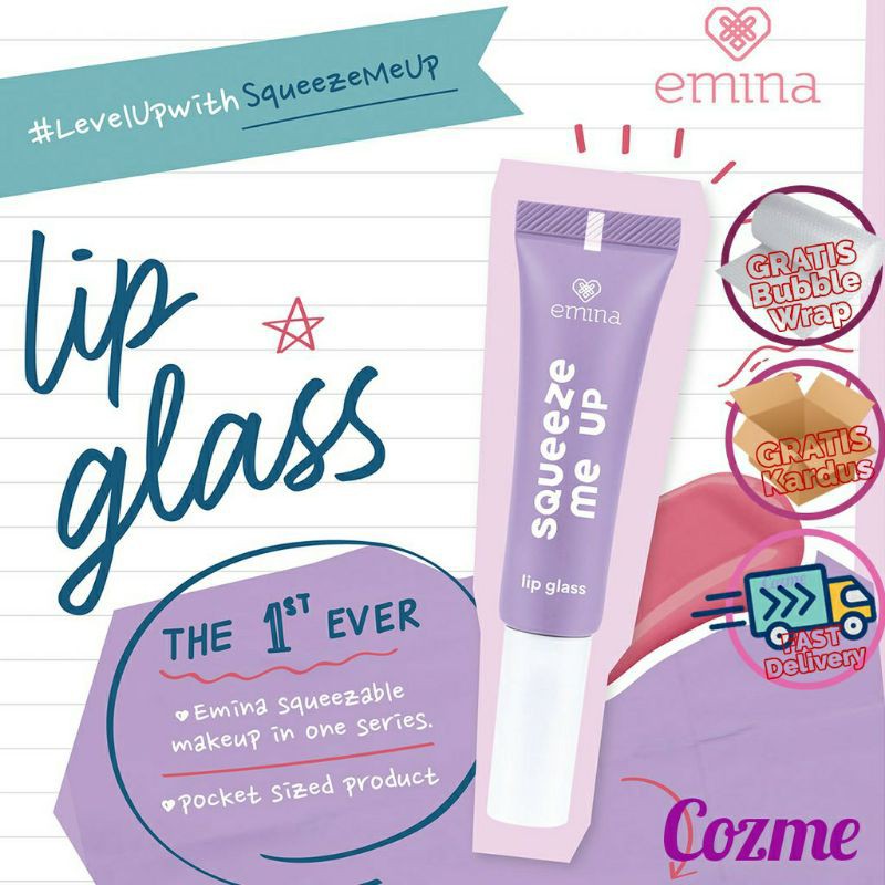 EMINA Squeeze Me Up Lip Glass