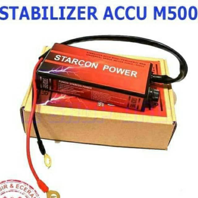 Stabilizer Accu M500 Starcon Power Penghemat BBM 110cc-500cc